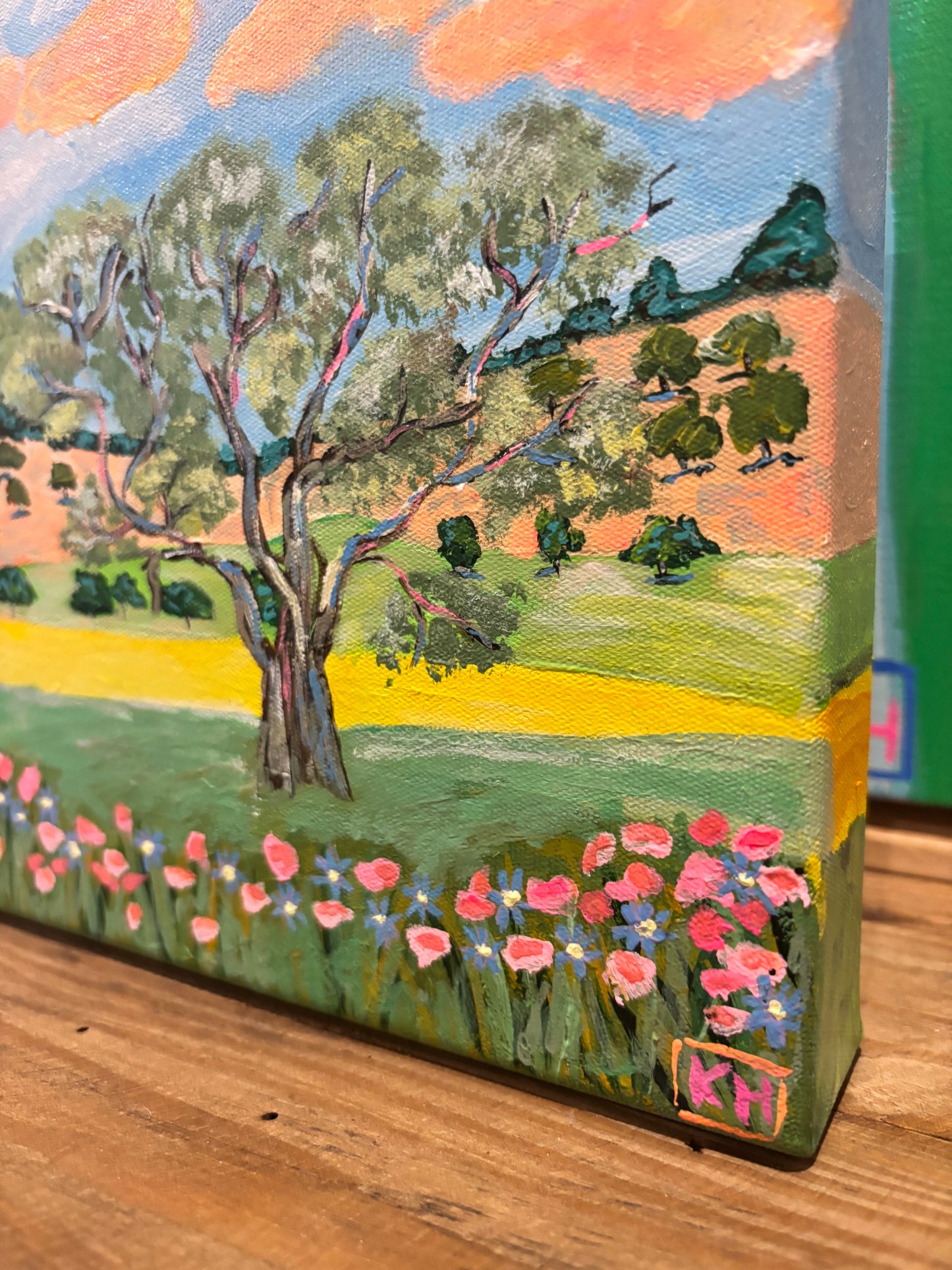 Under the gum tree