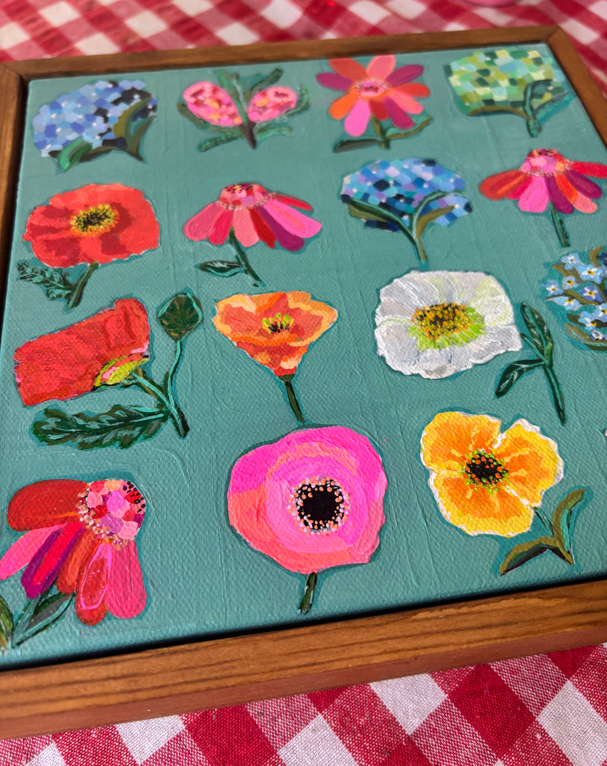 Window of flowers
