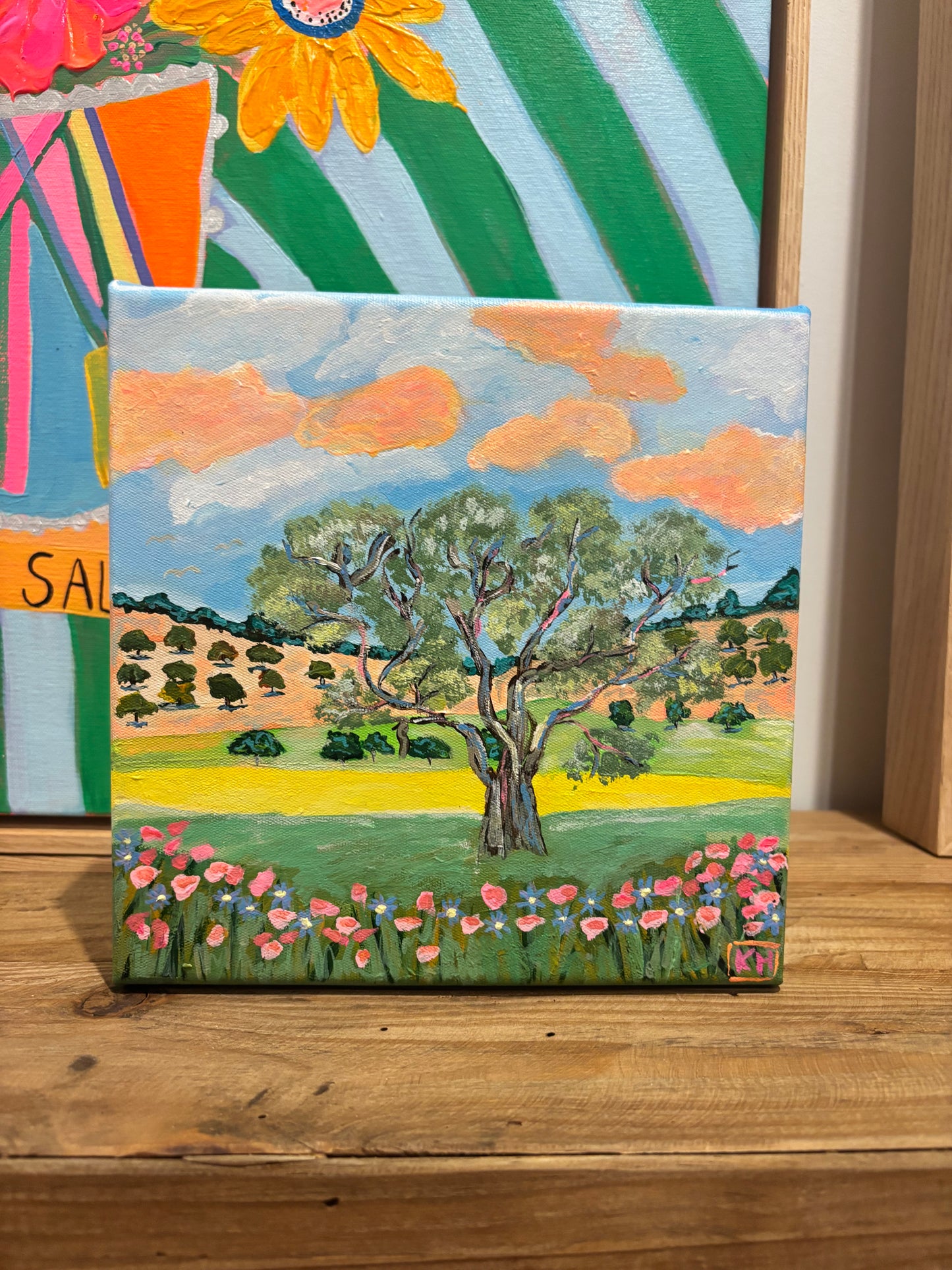 Under the gum tree